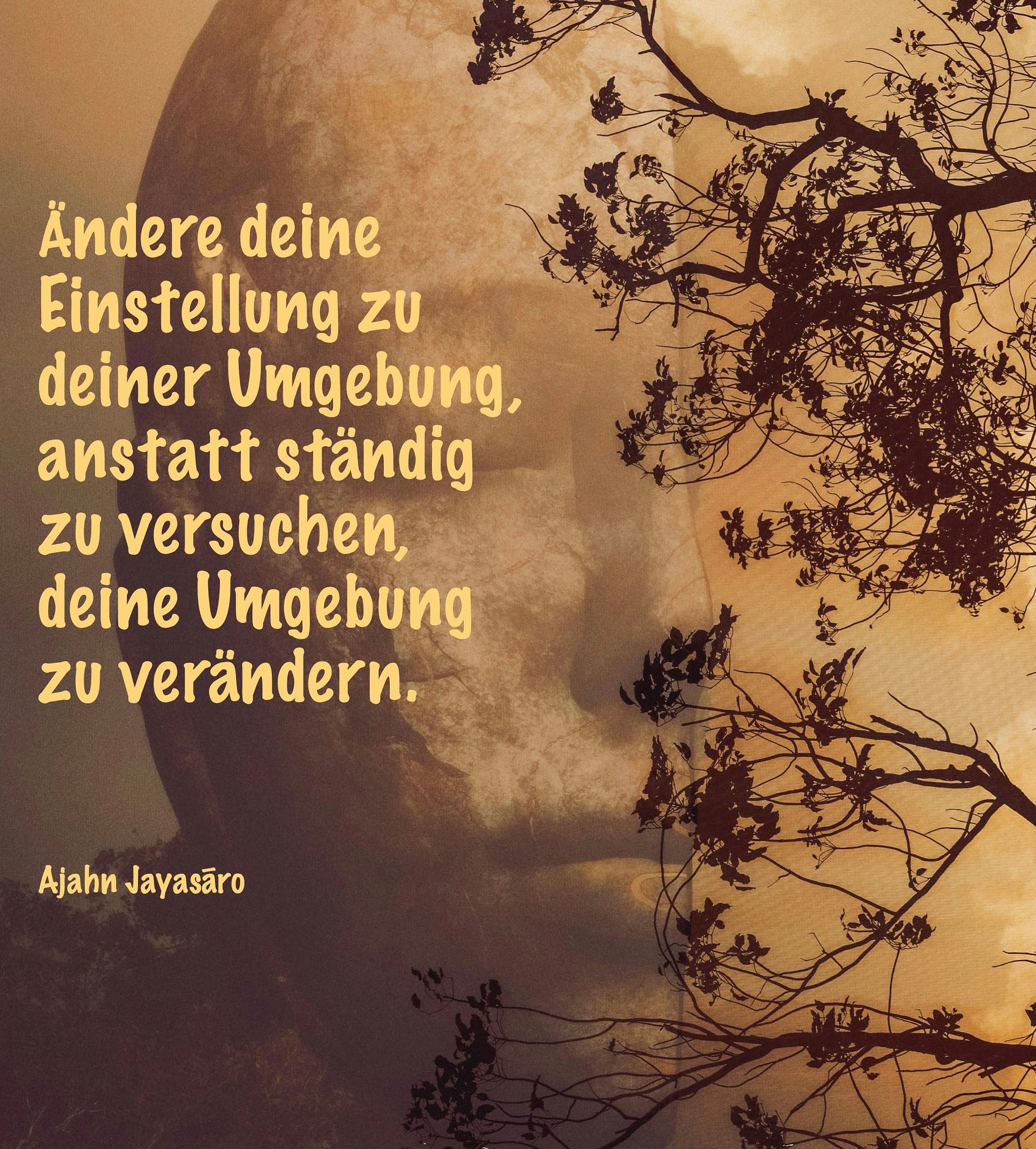 Ein Geist in goldenem Glanz